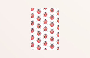 kaart met lieveheersbeestjes