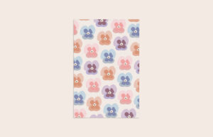 5x kaart viooltjes Stevie