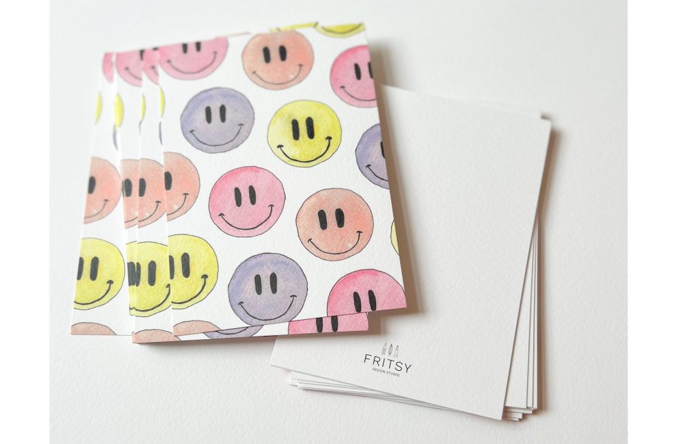 kaart smiley sfeerbeeld