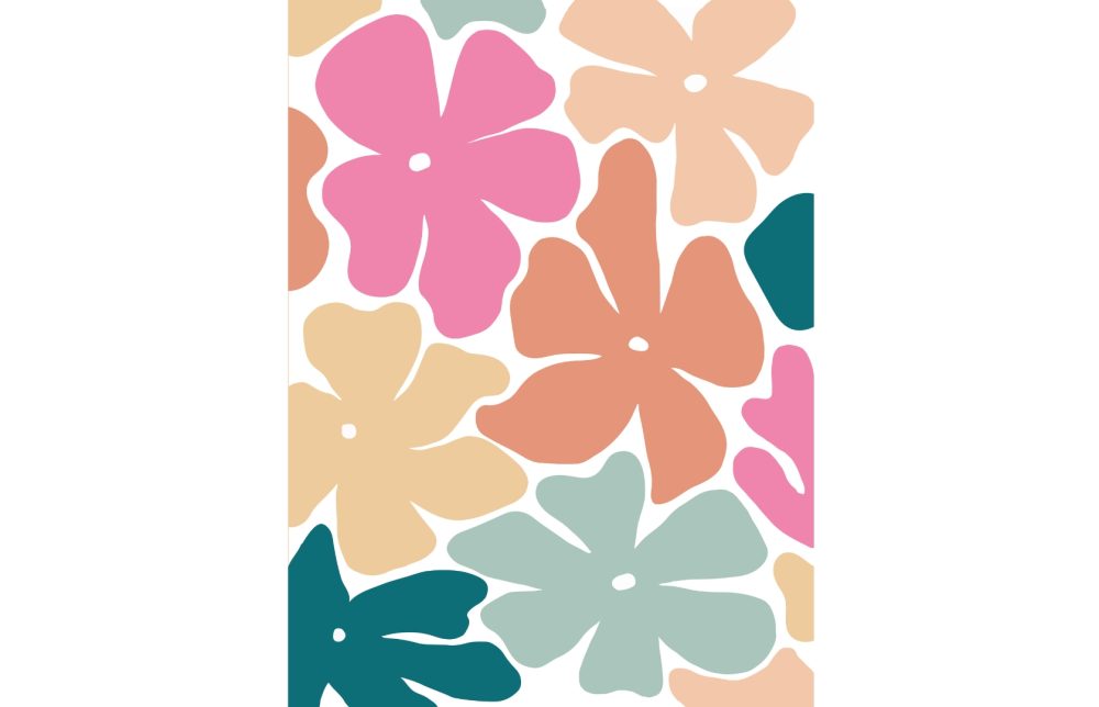 bloemen wenskaart